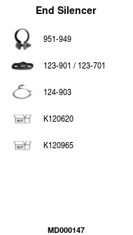 FA1 MD000147 Endschalldämpfer