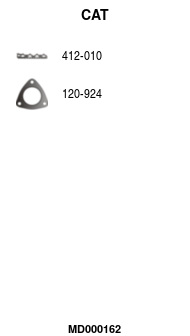 FA1 MD000162 Krümmerkatalysator