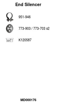 FA1 MD000176 Endschalldämpfer