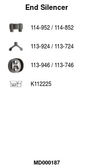 FA1 MD000187 Endschalldämpfer