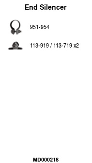 FA1 MD000218 Endschalldämpfer