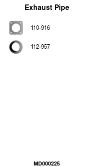 FA1 MD000225 Abgasrohr