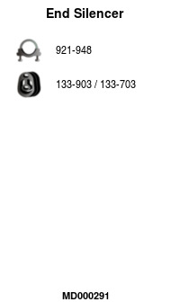 FA1 MD000291 Endschalldämpfer