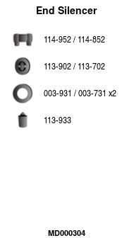 FA1 MD000304 Endschalldämpfer
