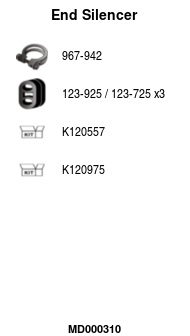 FA1 MD000310 Endschalldämpfer