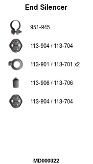 FA1 MD000322 Endschalldämpfer
