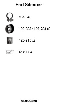 FA1 MD000328 Endschalldämpfer