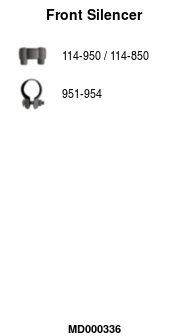 FA1 MD000336 Vorschalldämpfer