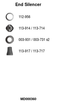 FA1 MD000360 Endschalldämpfer