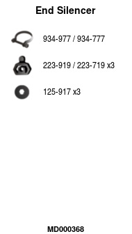 FA1 MD000368 Endschalldämpfer