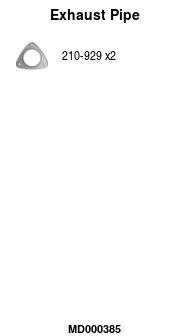 FA1 MD000385 Abgasrohr