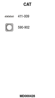 FA1 MD000428 Krümmerkatalysator