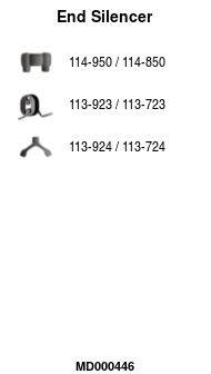 FA1 MD000446 Endschalldämpfer