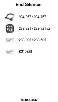 FA1 MD000466 Endschalldämpfer