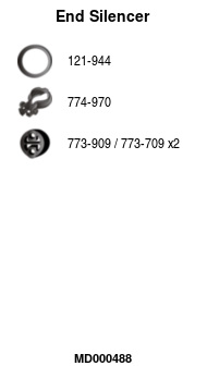 FA1 MD000488 Endschalldämpfer