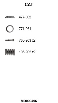 FA1 MD000496 Krümmerkatalysator