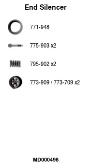 FA1 MD000498 Endschalldämpfer