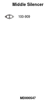 FA1 MD000547 Mittelschalldämpfer