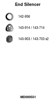 FA1 MD000551 Endschalldämpfer