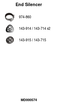 FA1 MD000574 Endschalldämpfer