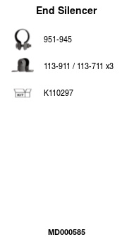 FA1 MD000585 Endschalldämpfer