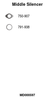 FA1 MD000597 Mittelschalldämpfer