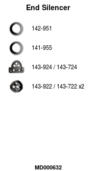 FA1 MD000632 Endschalldämpfer