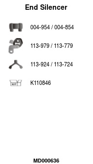 FA1 MD000636 Endschalldämpfer