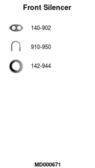 FA1 MD000671 Vorschalldämpfer