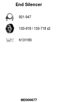 FA1 MD000677 Endschalldämpfer