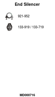 FA1 MD000716 Endschalldämpfer