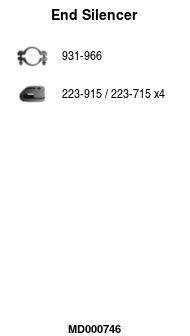 FA1 MD000746 Endschalldämpfer