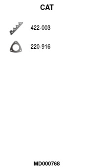 FA1 MD000768 Krümmerkatalysator