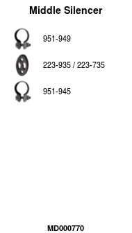 FA1 MD000770 Mittelschalldämpfer