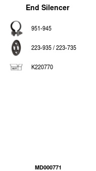 FA1 MD000771 Endschalldämpfer