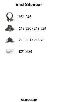 FA1 MD000832 Endschalldämpfer