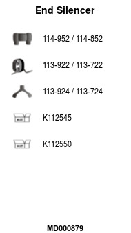 FA1 MD000879 Endschalldämpfer