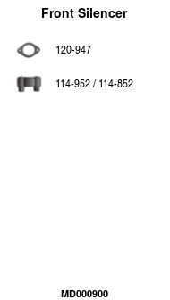 FA1 MD000900 Vorschalldämpfer