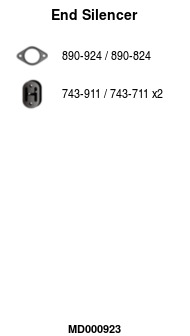 FA1 MD000923 Endschalldämpfer