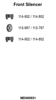 FA1 MD000931 Vorschalldämpfer