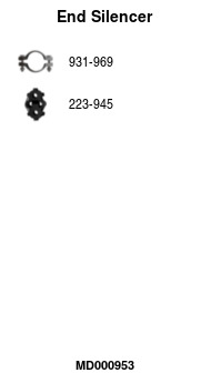 FA1 MD000953 Endschalldämpfer