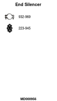 FA1 MD000956 Endschalldämpfer