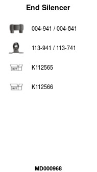 FA1 MD000968 Endschalldämpfer