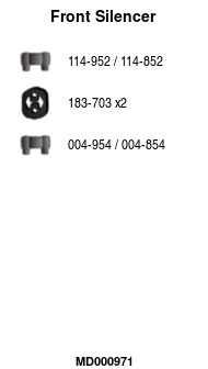 FA1 MD000971 Vorschalldämpfer