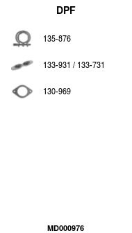 FA1 MD000976 Ruß-/Partikelfilter, Abgasanlage