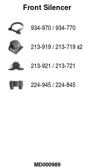 FA1 MD000989 Vorschalldämpfer