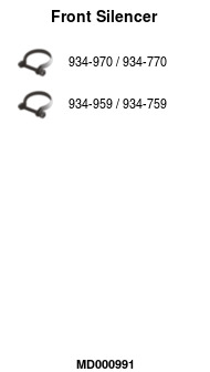 FA1 MD000991 Vorschalldämpfer