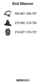 FA1 MD001013 Endschalldämpfer