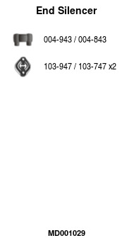 FA1 MD001029 Endschalldämpfer