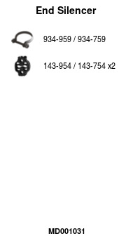 FA1 MD001031 Endschalldämpfer